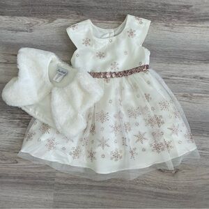 Jona Michelle White Baby Girl Dress Size 2
